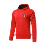 AC Milan Trainingsjacke Hoodie 2017-18 Rød AC Milan Trainingsjacke Hoodie 2017-18 Rød